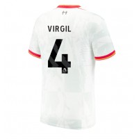 Camiseta Liverpool Virgil van Dijk #4 Tercera Equipación Replica 2024-25 mangas cortas